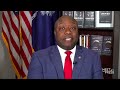 Tim Scott appears to back away from federal abortion ban as he campaigns with Trump - Video