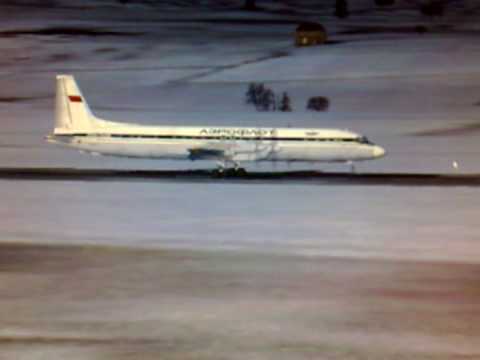 Poprad-Tatry take off and landing LZTT IL 18 D