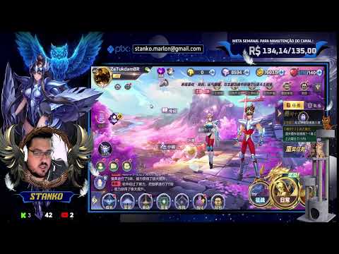 🎥TRANSMISSÃO JAMIEL CHINÊS TOP 16🎥📝NOTAS DE ATUALIZAÇÃO📝SAINT SEIYA AWAKENING