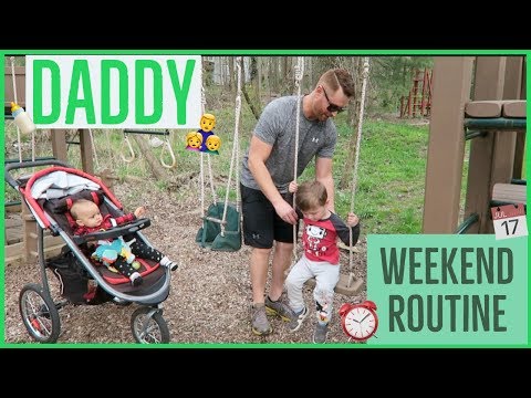 SOLO DADDY DAY IN THE LIFE 👨‍👧‍👦 | WEEKEND ROUTINE WITHOUT MOM | Brianna K Video