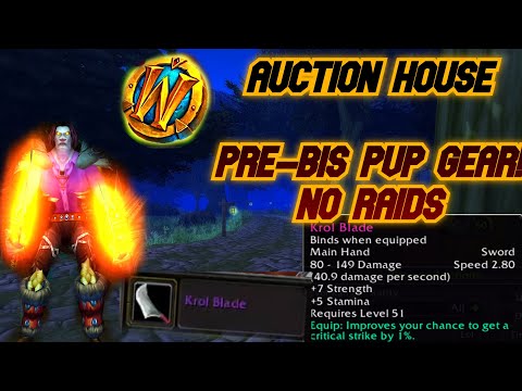Classic Fresh- NO RAID, NO DUNGEON Pre-Bis Auction House PvP Gear for rogues