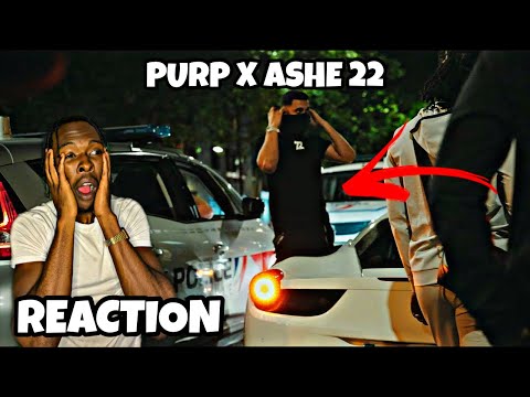 AMERICAN REACTS TO FRENCH RAP | PURP Ft. ASHE 22 - Tutoriel (Clip Officiel)