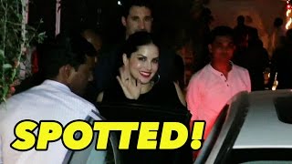 Sunny Leone Spotted On A Dinner Date With Husband Daniel