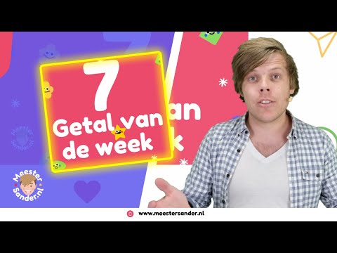 Bewegend leren - Getal van de week - 7 - Maandag