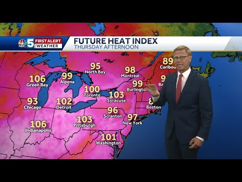 Video: The heat ramps up the next two days. 7.7.20