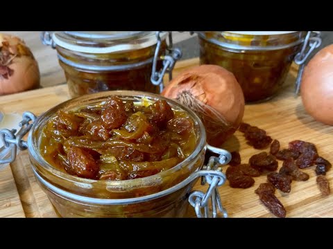 Confiture ou t’faya ou chutney d’oignons et raisins secs à l’orientale 🧅😋👌