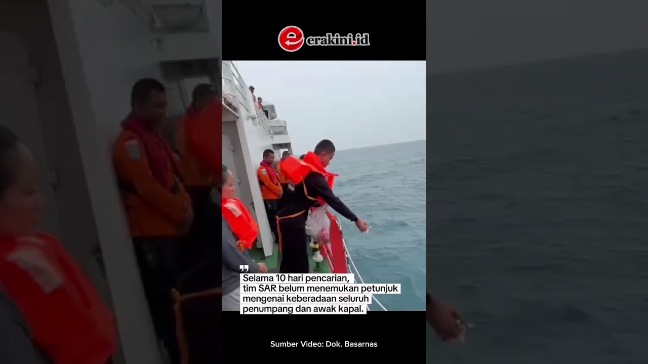 Tabur Bunga Hilangnya Speed boat Arupadatu 1