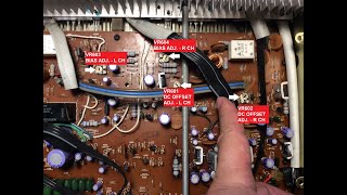 NAD 3150 Amp Servicing Part 2 - Adjustments and Demo