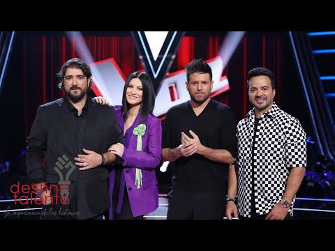 Rueda de prensa 'La Voz 2022' (Antena 3) | Antonio Orozco, Laura Pausini, Pablo López y Luis Fonsi