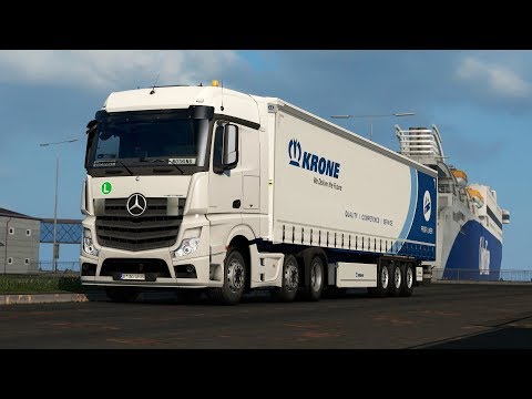 ETS2 1.32 ProMods 2.31 Mercedes Benz Actros  Holyhead - Swansea