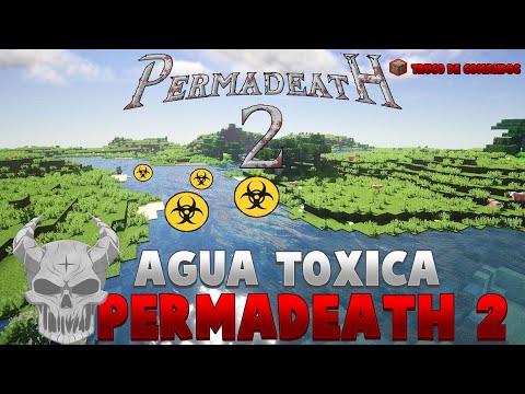 How to create TOXIC (POISONOUS AND RADIOACTIVE) WATER from PERMADEATH 2 in VANILLA Minecraft (Commands)