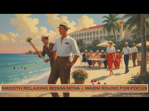 Bossa Nova 1960s Acoustic Jazz Guitar Brazil | Smooth Relaxing Instrumentals Work, Study, Focus Ep3