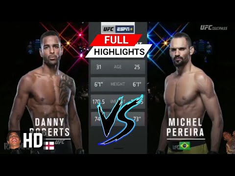 UFC: Danny Roberts VS Michel Pereira (Full Highlights) [HD] | Debut de Michel 'demoledor' Pereira!!