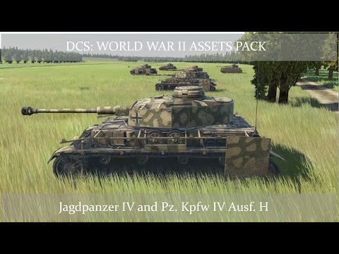 DCS: World War II Assets Pack - Jagdpanzer IV and Pz. Kpfw.IV Ausf. H