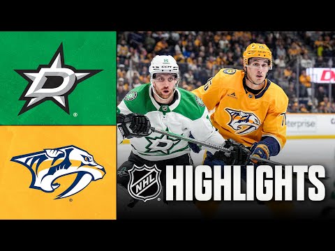 NHL Highlights | Stars vs. Predators | October 26, 2025