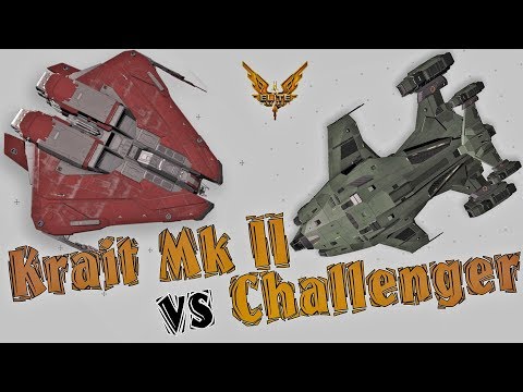 Elite:Dangerous. Krait Mk II vs Alliance Challenger