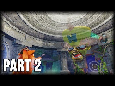 Crash Bandicoot 2 (N. Sane Trilogy) - 100% Walkthrough Part 2 [PS4] – Turtle Woods (Clear Gem)