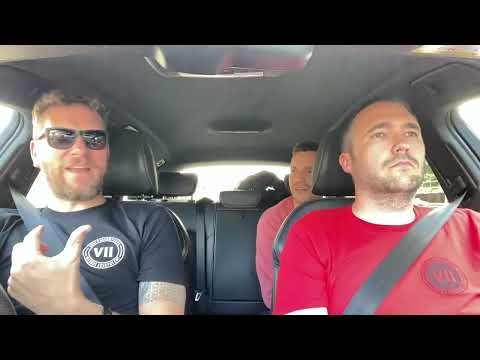 Atkinson, Askew & Activa - three men in a car