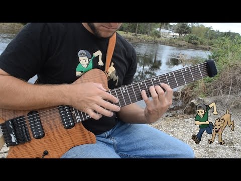 Strange and Delightful Turn of Events - 8 String Guitar Playthrough