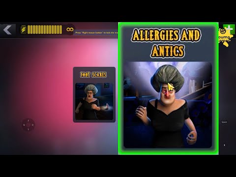 Scary Teacher 3D Dark Place Of Unlucky.Allergies And Antics. Let's Give Miss T An Allergic Reaction