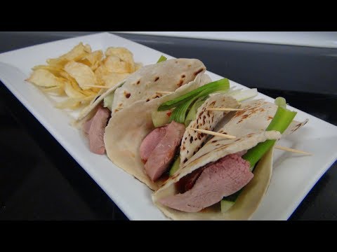 How to make Smoked Duck Soft Tacos - With Plum Sauce and Mandarin Pancakes