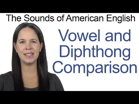 英語の音 - 母音と複音の比較 (English Sounds - Vowel and Diphthong Comparison)
