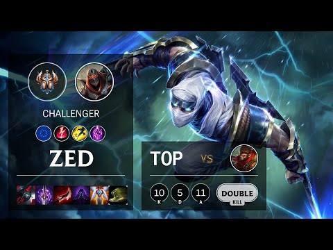 Zed Top vs Wukong - EUW Challenger Patch 10.18