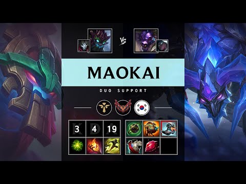 Maokai Support vs Alistar - KR Grandmaster Patch 25.13