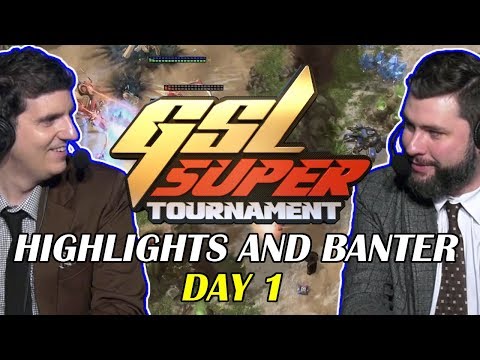 Tasteless and Artosis - GSL 2019 Super Tournament 1 Day 1 - Highlights and Banter