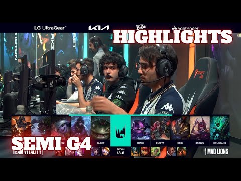 VIT vs MAD - Game 4 Highlights | Semi Final LEC Spring 2023 Playoffs | Vitality vs Mad Lions G4