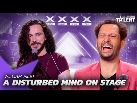 WILLIAM PILET Shows France's Got Talent, one more time, what is in his Mind - France's Got Talent
