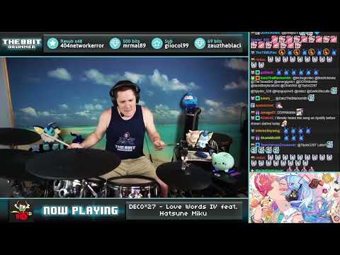 The8BitDrummer plays 愛言葉Ⅳ (Love Word IV) by DECO*27 feat. Hatsune Miku (初音ミク)