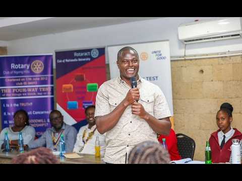 Investments talk on the invitation of the Rotary Club of Ongata Rongai Event, Nkoroi, Kajiado County