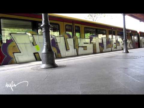 Berlin Triple End 2 End Graffiti Train [HD]