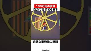 借金100万円を自力で返済…