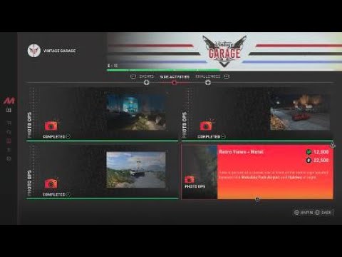 The Crew Motorfest - All "Vintage Garage" Photo Op Locations