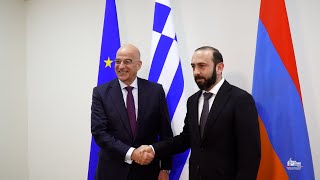 Встреча министра иностранных дел Армении и министра обороны Греции