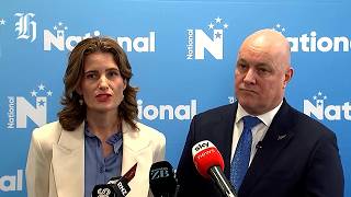 Luxon and Willis speak to media following conference