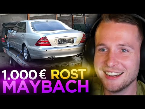 Abholung des 1.000 € S-Klasse MAYBACH Projekts - Nostalgie Reaction | Maeximiliano Highlights