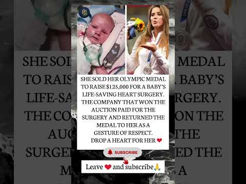 She Sold Her Olympic Medal to Save a Baby’s Life ❤️ #Shorts #Viral