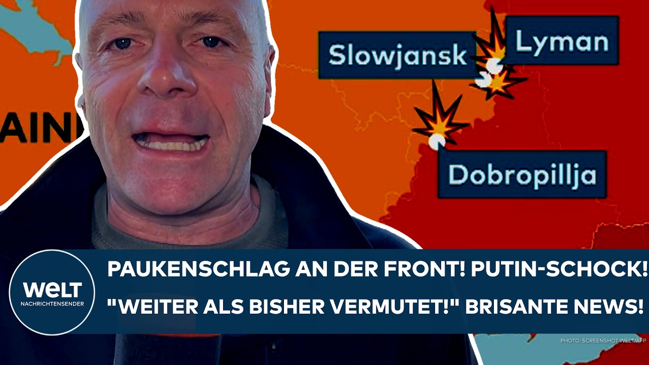 UKRAINE-KRIEG: Paukenschlag an der Front! Putin-Schock! "Weiter als bisher vermutet!" Brisante News!