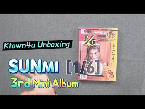 [Ktown4u UNBOXING] SUNMI - 3rd Mini Album [1/6]