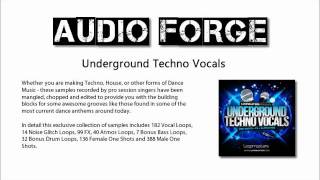 Video thumbnail for ★ Underground Techno Vocals - 600mb+ Samples by TheAudioForge