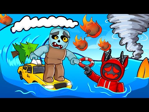 We Survived 1,638,503 NATURAL DISASTERS in Roblox...