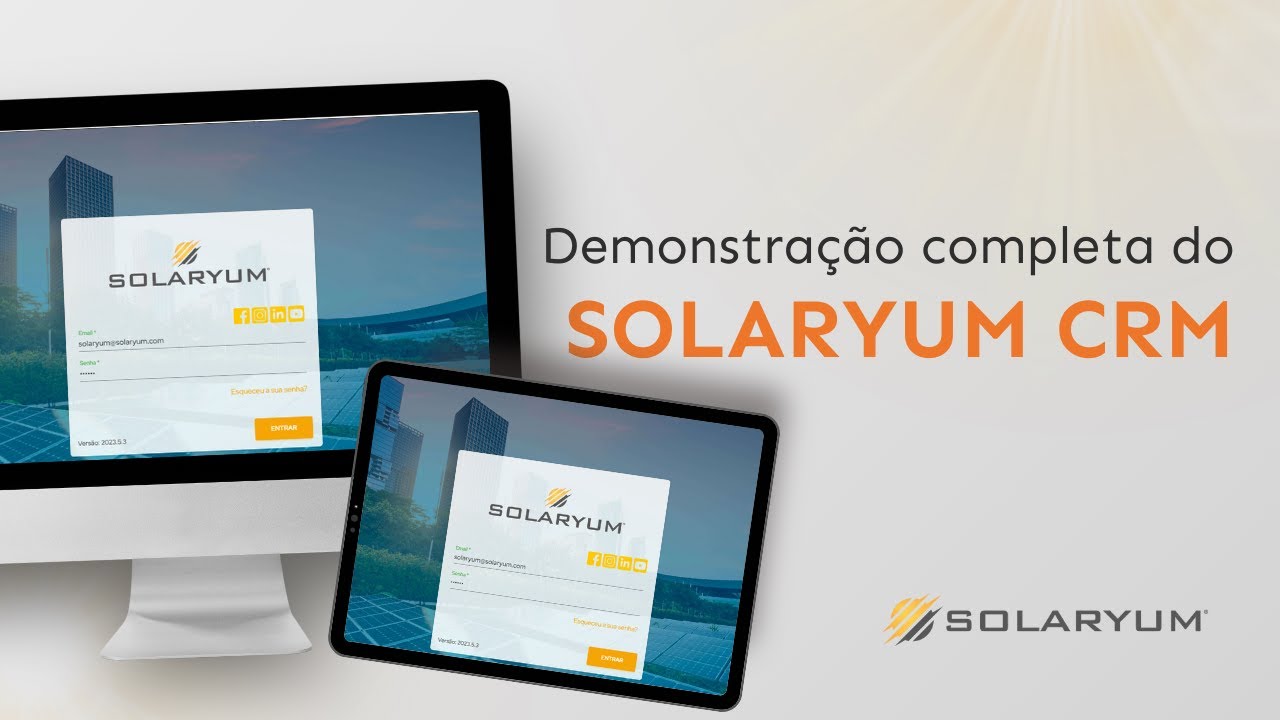 Demonstração do Solaryum CRM