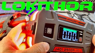 LokiThor J401 3 in1 2500A Car Battery Jump Starter Emergency Tool