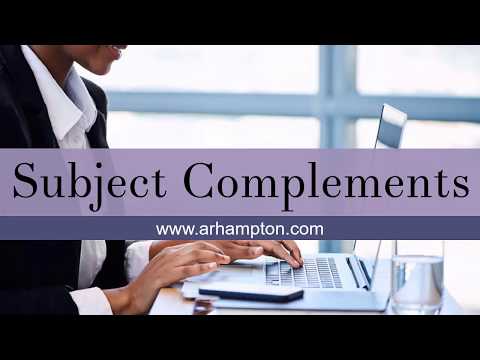 Subject Complements Simplified Grammar English Tutorial