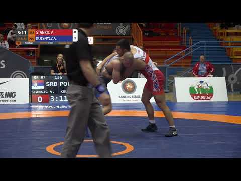 Repechage GR - 87 kg: V. STANKIC (SRB) v. A. KULYNYCZ (POL)