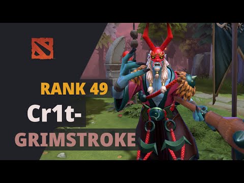 Cr1t- (Rank 49) plays Grimstroke Dota 2 Full Game