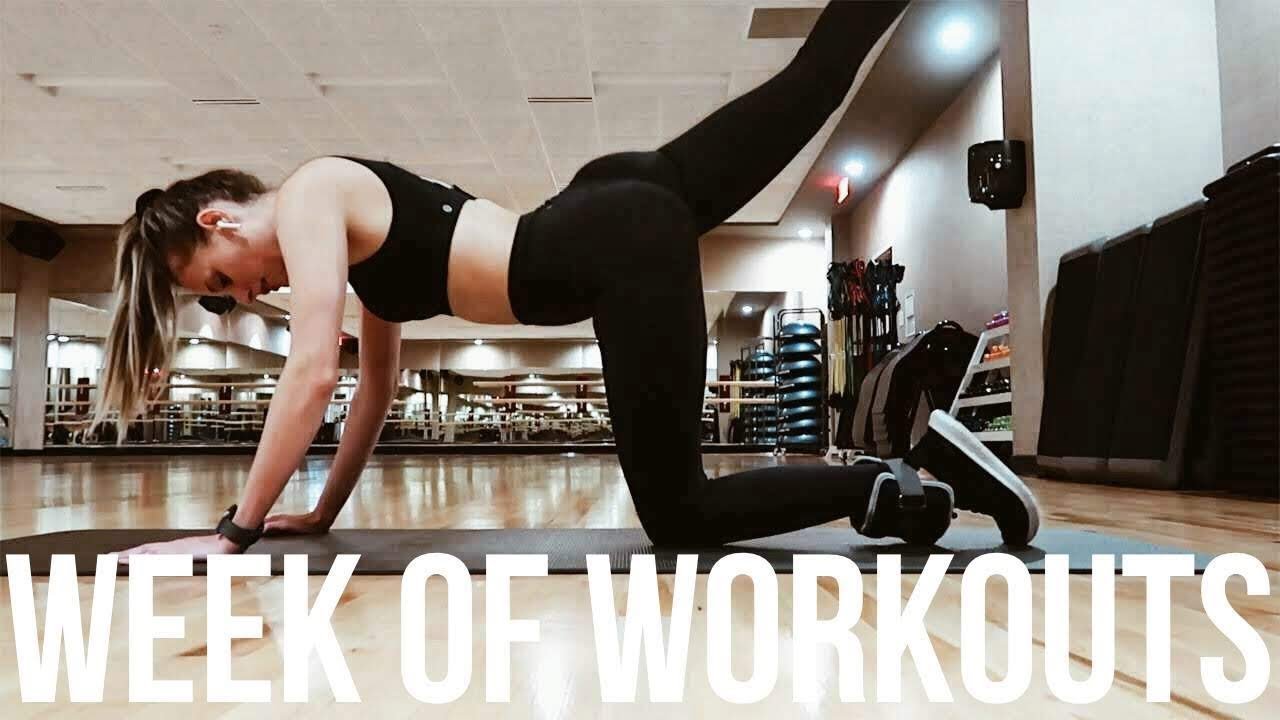 FULL WEEK OF WORKOUTS | Monday - Friday Fitness Routine thumbnail